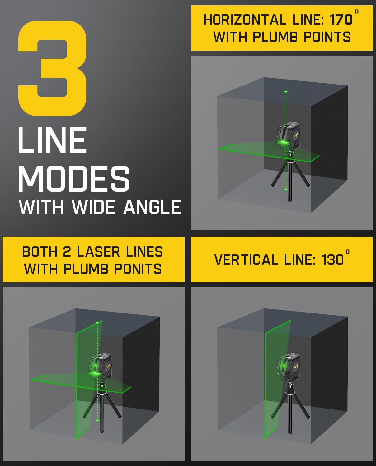 fanttik-d2-apex-self-leveling-green-cross-line-laser-level-with-plumb-points-100 image 3