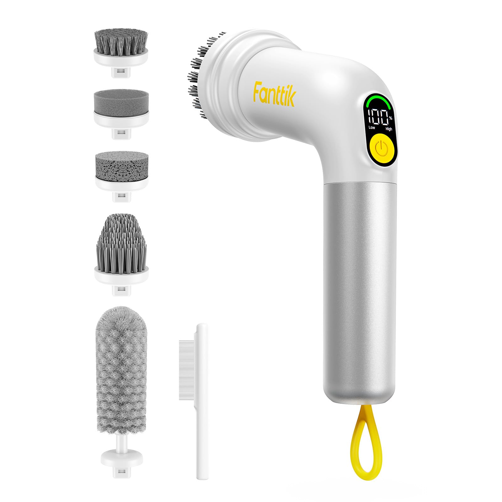 fanttik-g9-handy-cordless-electric-spin-scrubber-dual-speed-250-320-rpm-5-brush- image 1