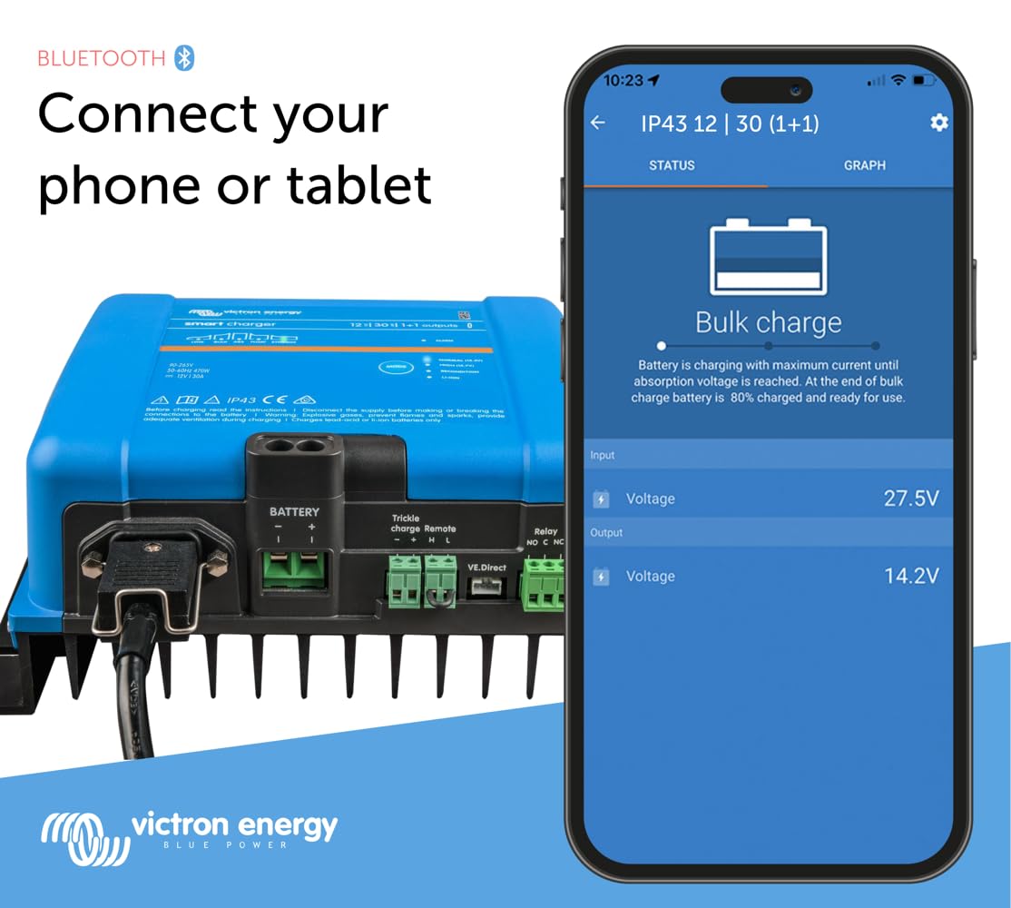 victron-energy-smart-ip43-charger-12v-50a-1-1-with-bluetooth image 2