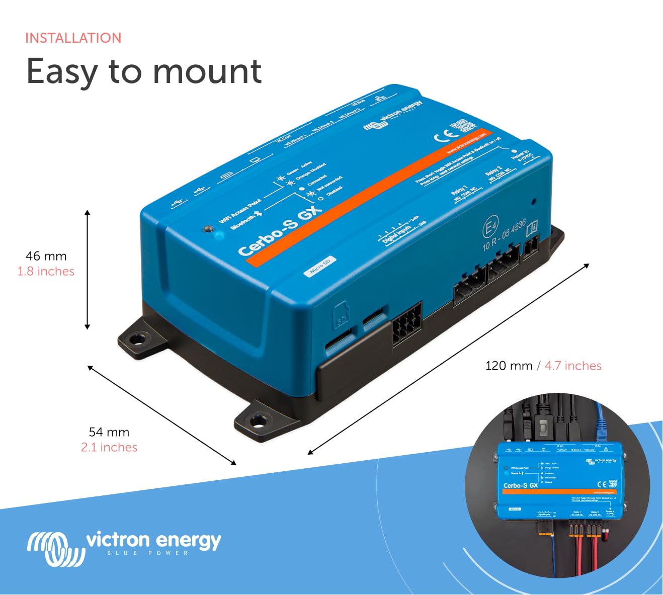 victron-energy-cerbo-s-gx-system-monitoring-control-ethernet-bluetooth-vrm-compa image 3