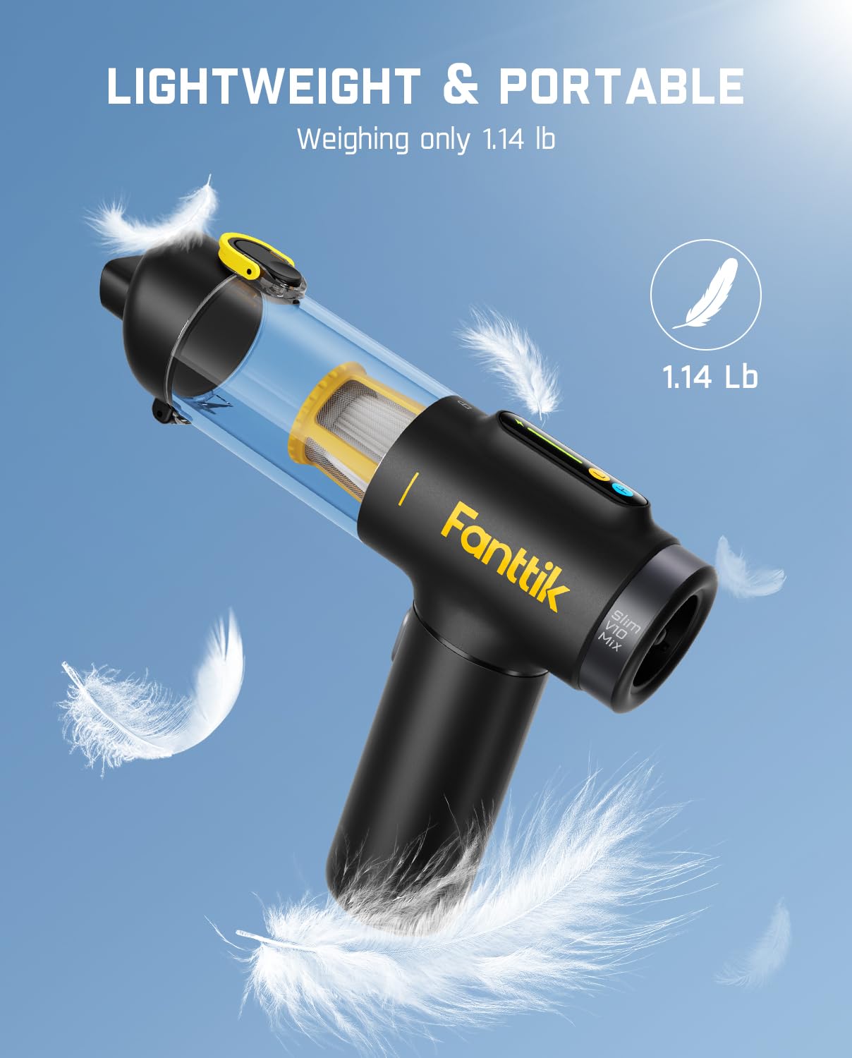 fanttik-slim-v10-mix-cordless-car-vacuum-4-in-1-handheld-air-duster-16kpa-suctio image 6
