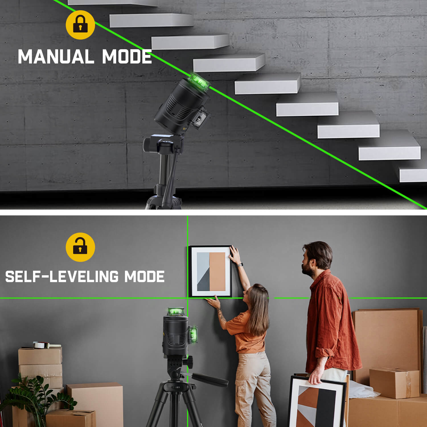 fanttik-d12-plus-laser-level-3x360-green-beam-self-leveling image 6
