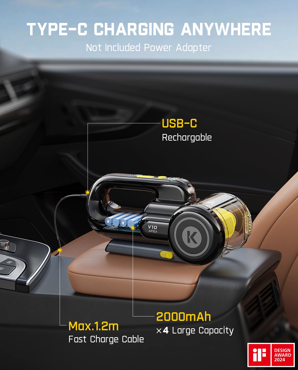fanttik-fold-v10-apex-pivot-car-vacuum-17000pa-50aw-cordless-hand-vac-2-5h-fast- image 6