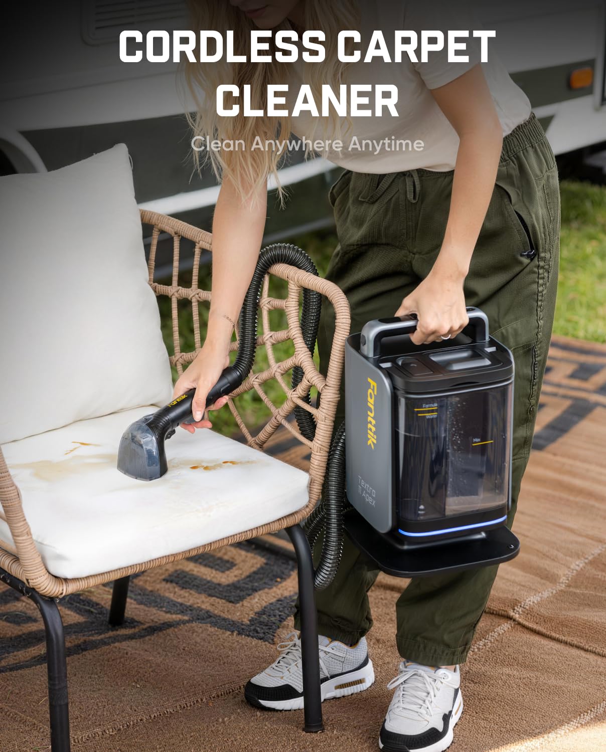 fanttik-slim-v10-apex-cordless-car-vacuum-textra-11-apex-carpet-cleaner-combo image 5