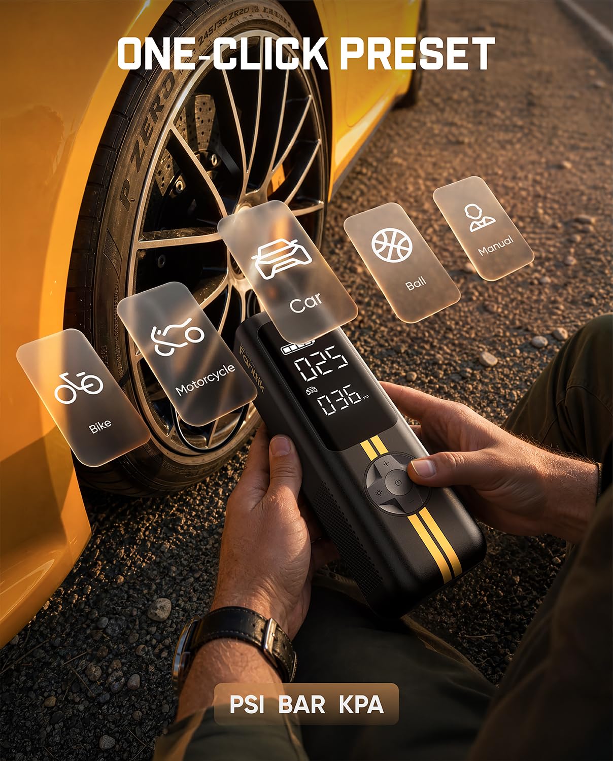 fanttik-x8-apex-tire-inflator-portable-air-compressor-150psi-cordless-1-min-fast image 6