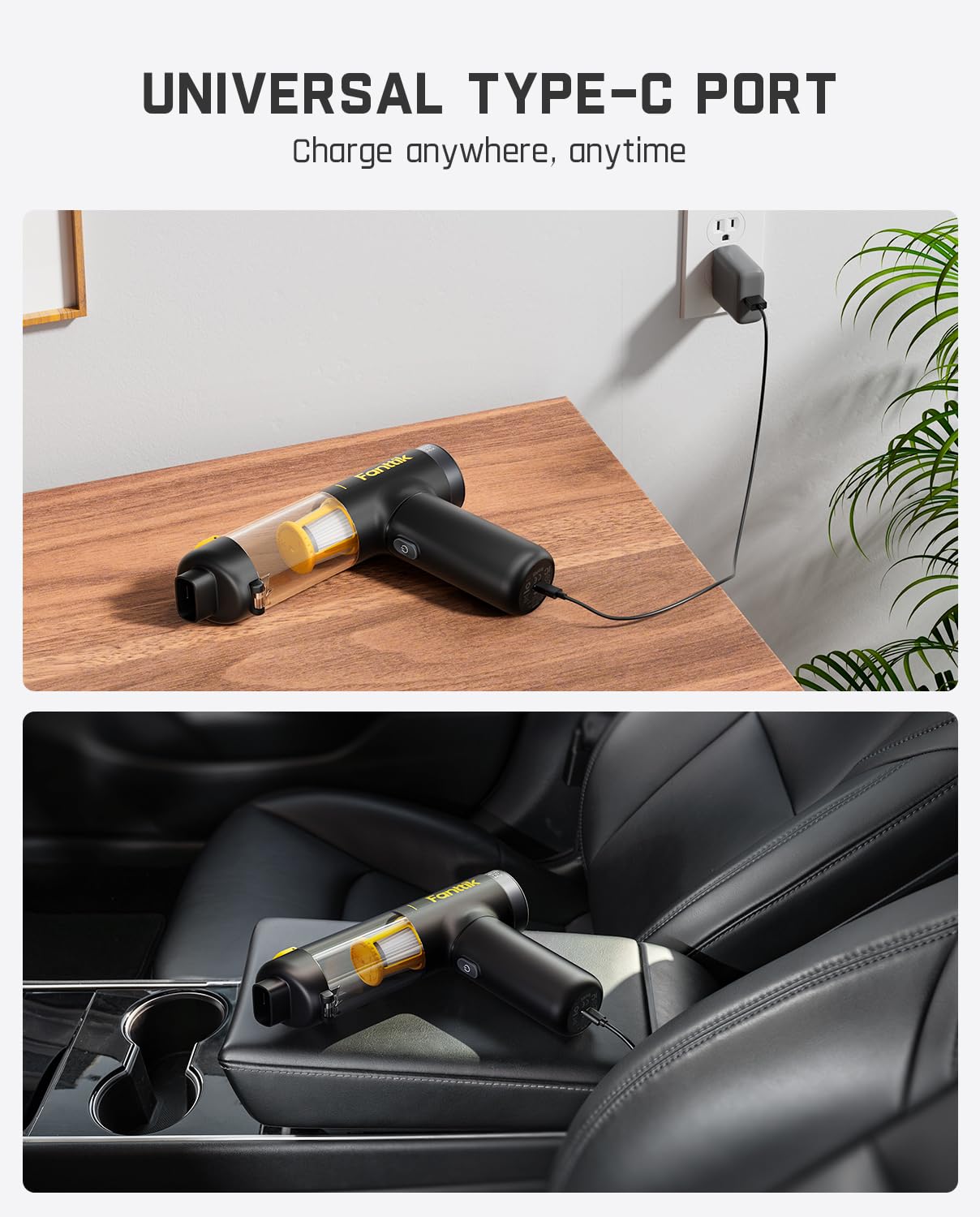 fanttik-slim-v10-mix-cordless-car-vacuum-4-in-1-handheld-air-duster-16kpa-suctio image 5