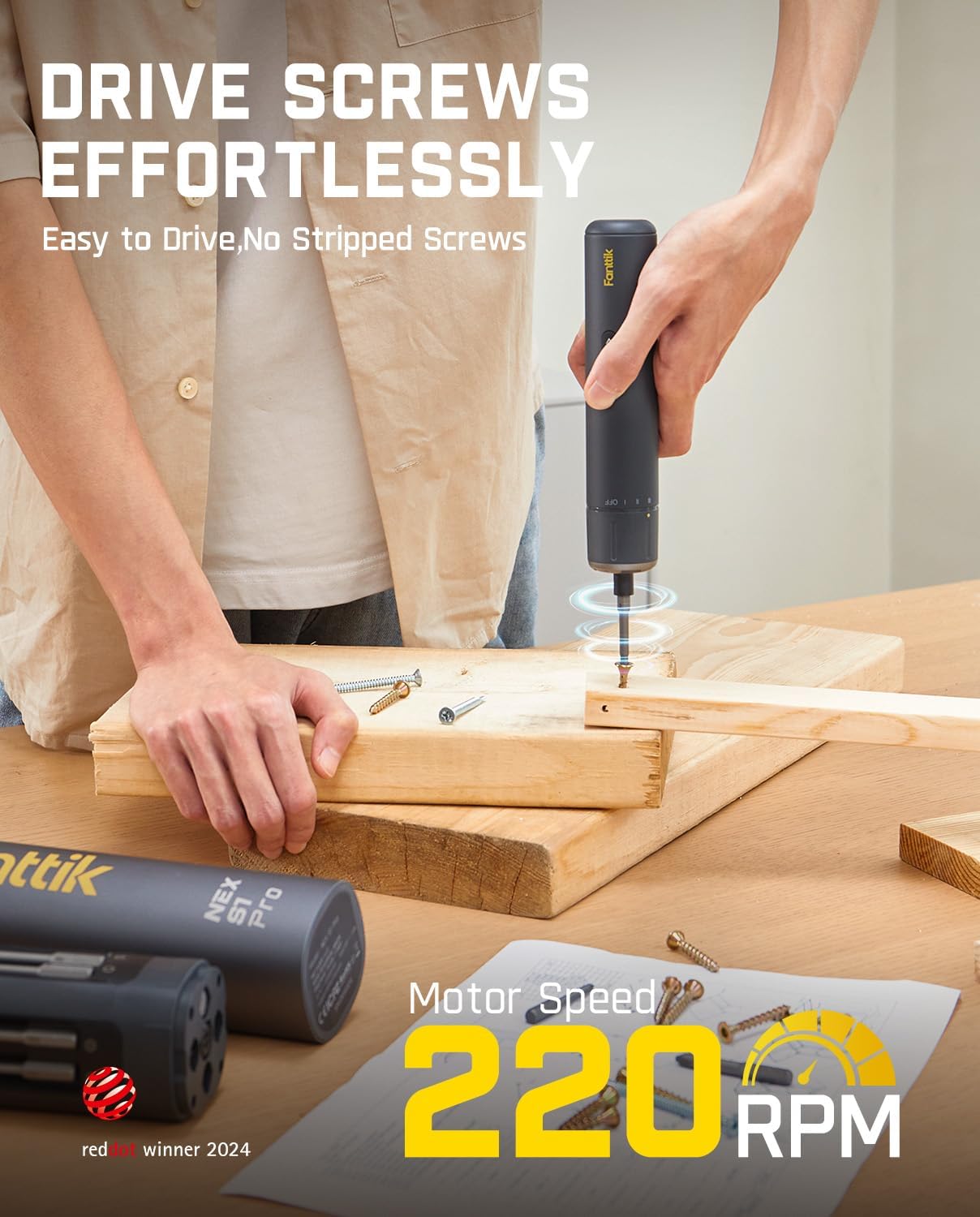 fanttik-s1-pro-electric-screwdriver-16-in-1-s2-steel-bits-3-torque-settings-6-n- image 5