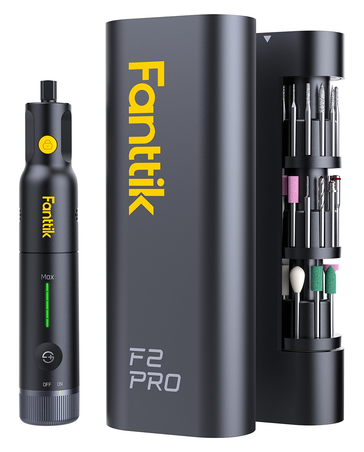 fanttik-f2-pro-cordless-rotary-tool-kit-5-variable-speeds-up-to-25000-rpm-55-acc image 1