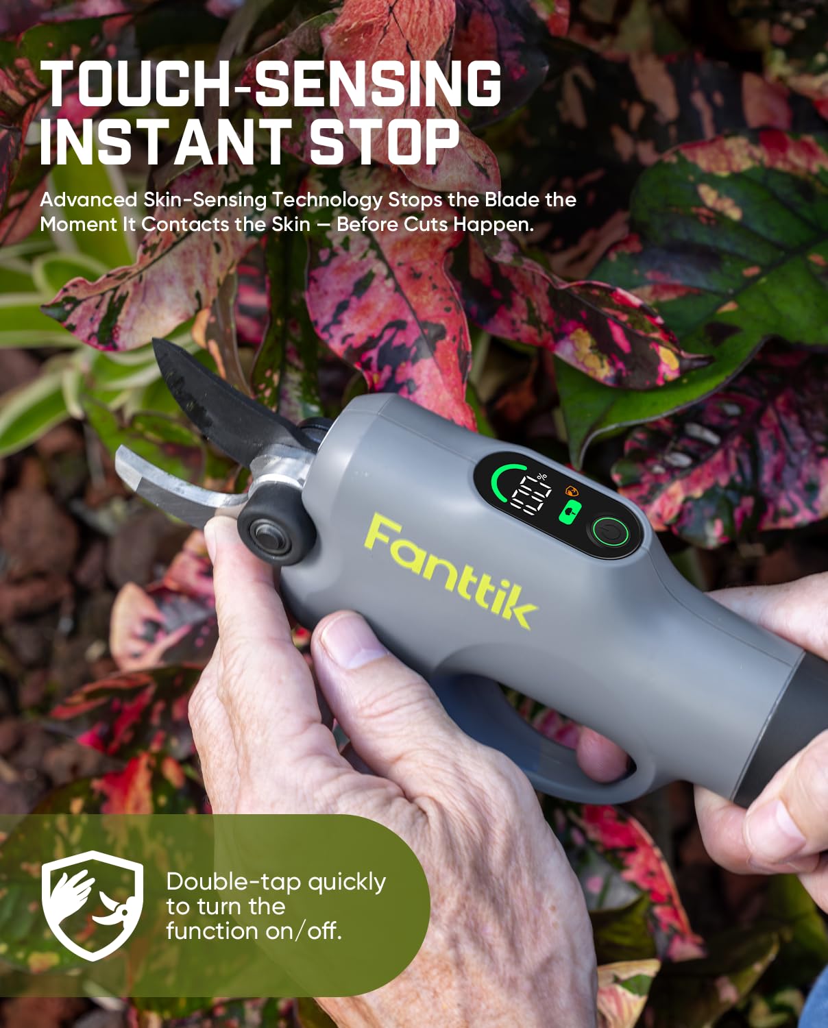fanttik-y10-pro-cordless-electric-pruning-shears-with-brushless-motor-led-displa image 2
