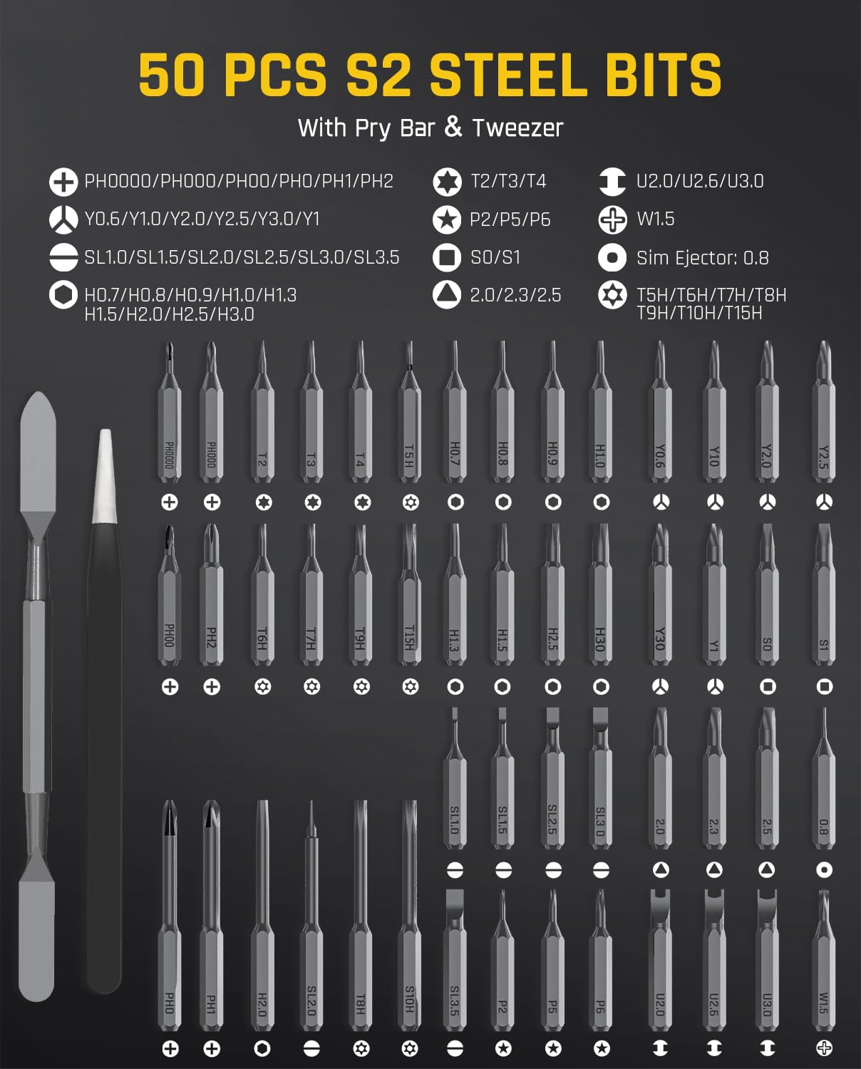 fanttik-e1-ultra-mini-electric-screwdriver-50-in-1-precision-set-with-revostor-m image 4