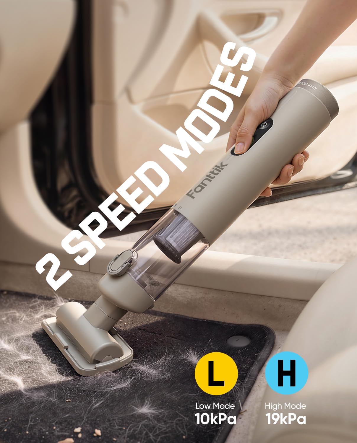 fanttik-slim-v10-ultra-cordless-car-vacuum-4-in-1-19kpa image 6