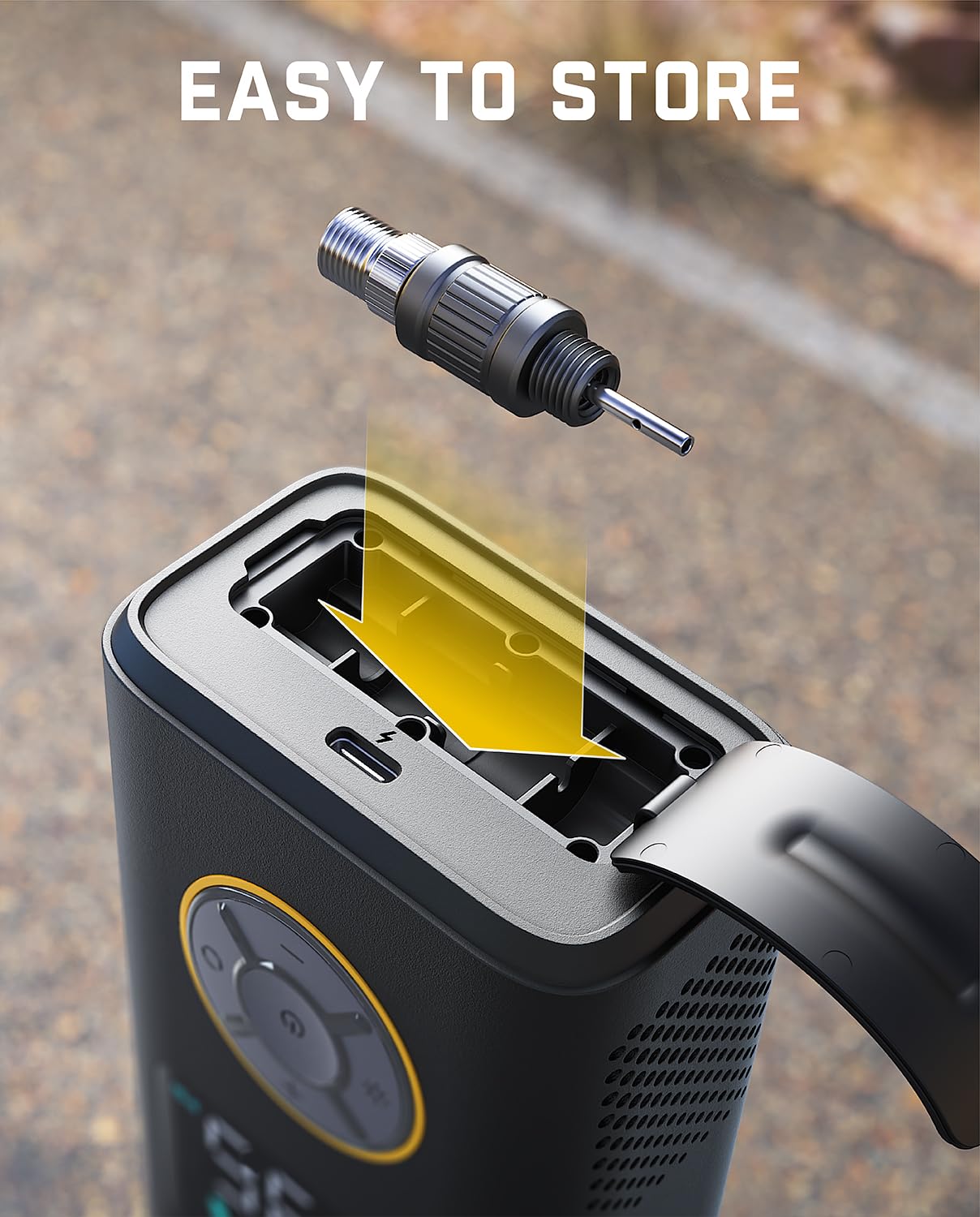 fanttik-x10-pro-portable-tire-inflator-150psi-35s-fast-inflation-led-display-usb image 7