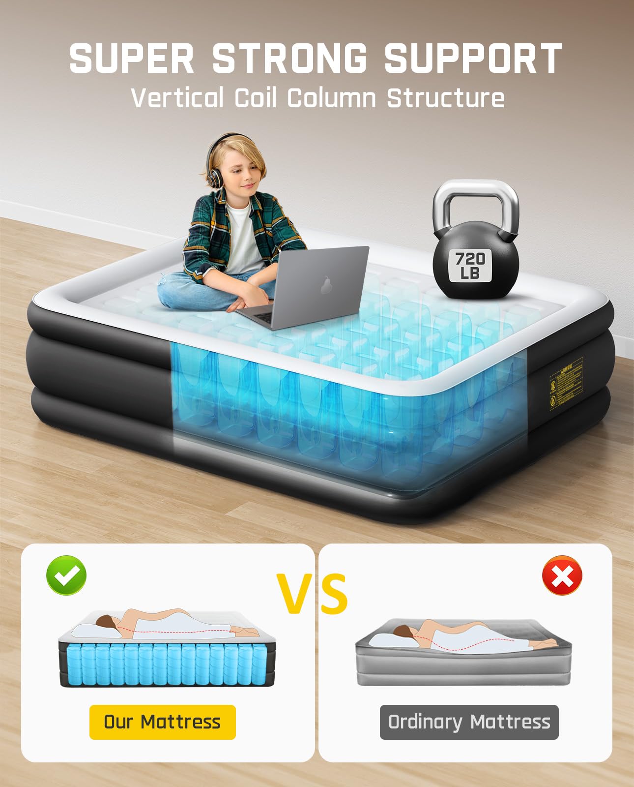fanttik-oq22-pro-queen-air-mattress-with-built-in-pump-22-tall-720lb-support-o-s image 3