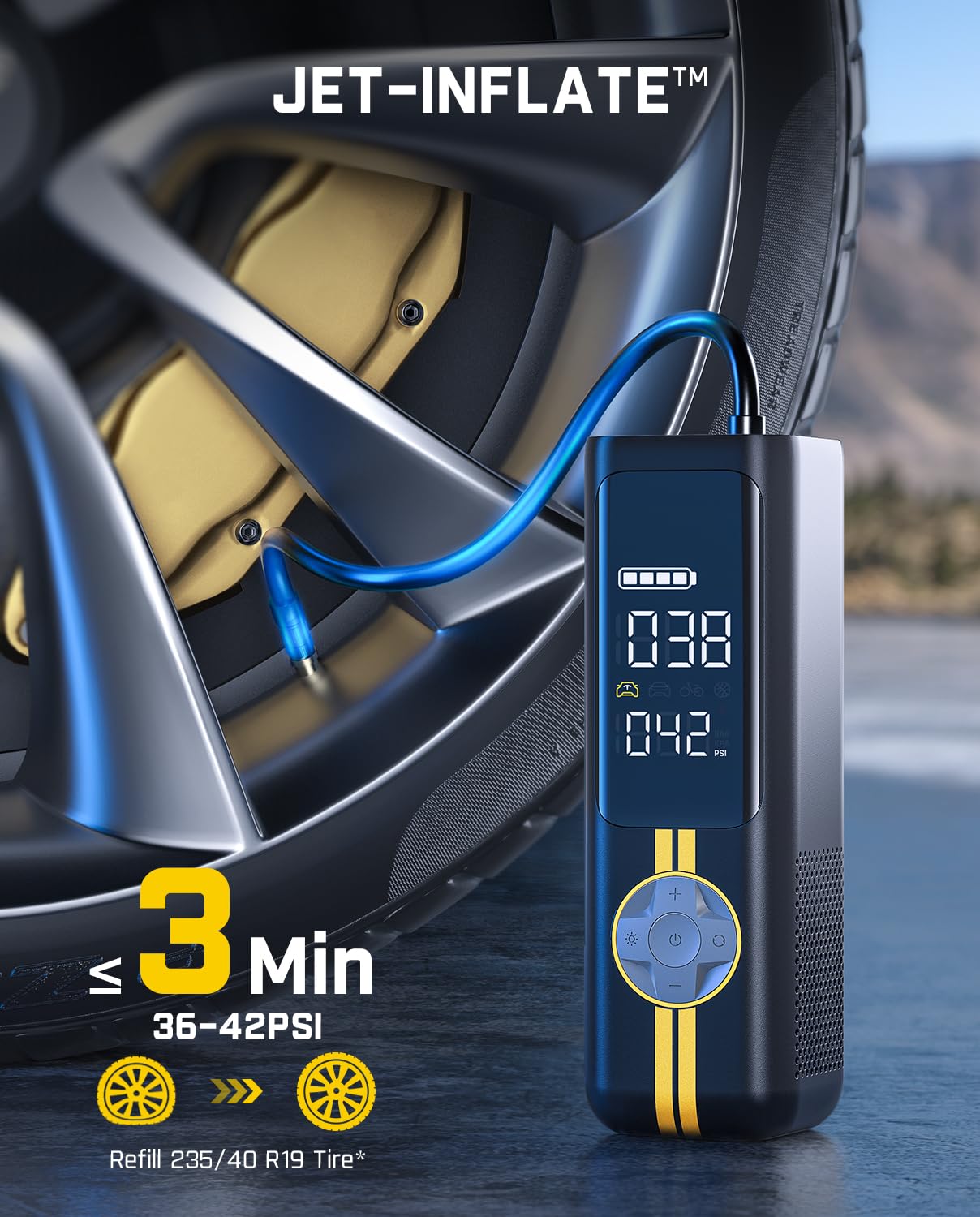fanttik-x8-apex-ev-tire-inflator-portable-air-pump-2x-faster-inflation-150psi-co image 2