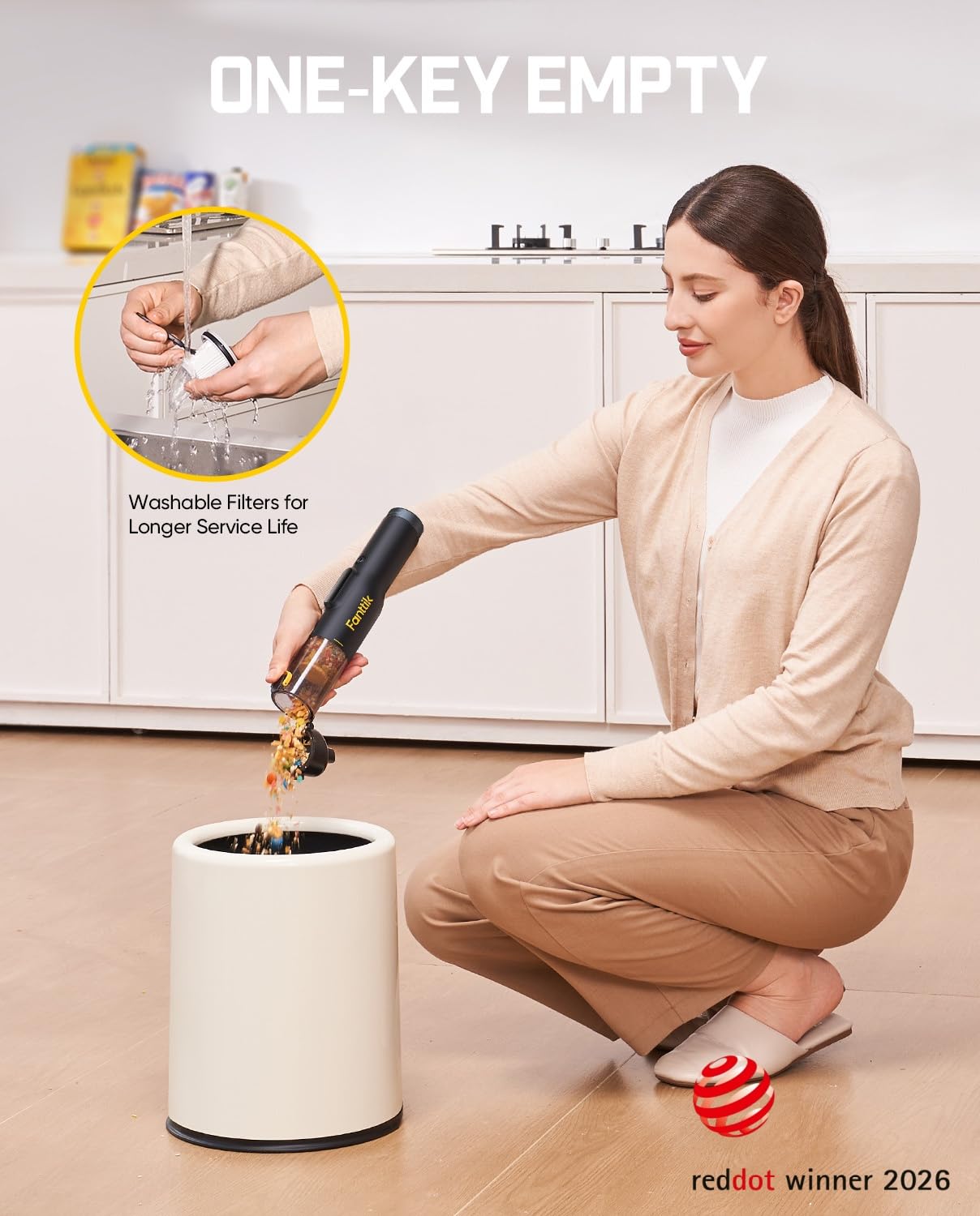 fanttik-slim-v10-lite-handheld-vacuum-cordless-0-98lb-lightweight-all-in-one-bas image 8
