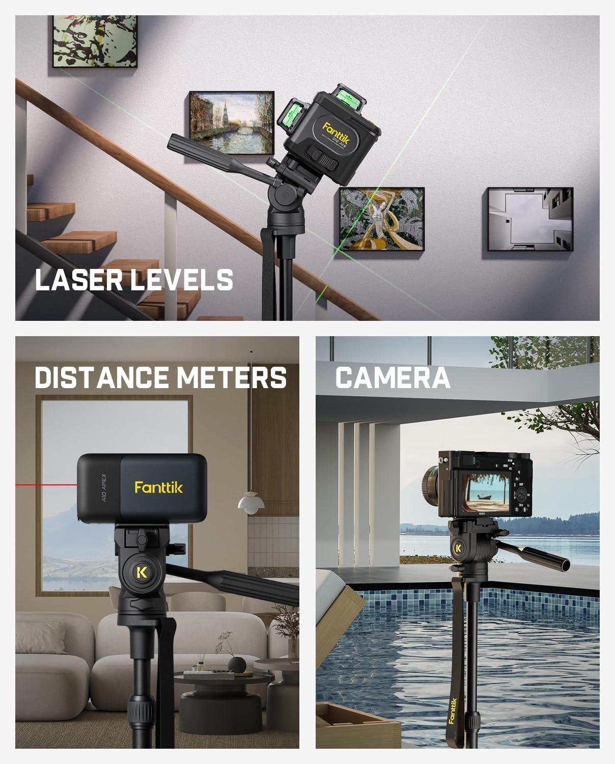 fanttik-dt10-pro-laser-level-tripod-2-2-lbs-360-pan-head-quick-release-1-4-20-mo image 8
