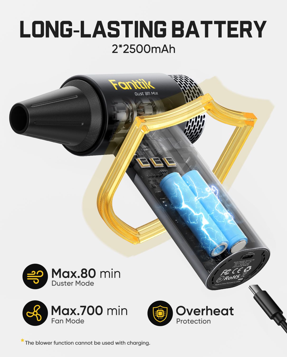 fanttik-gust-b11-mix-110000rpm-compressed-air-duster-portable-fan-2-in-1-100-ste image 6