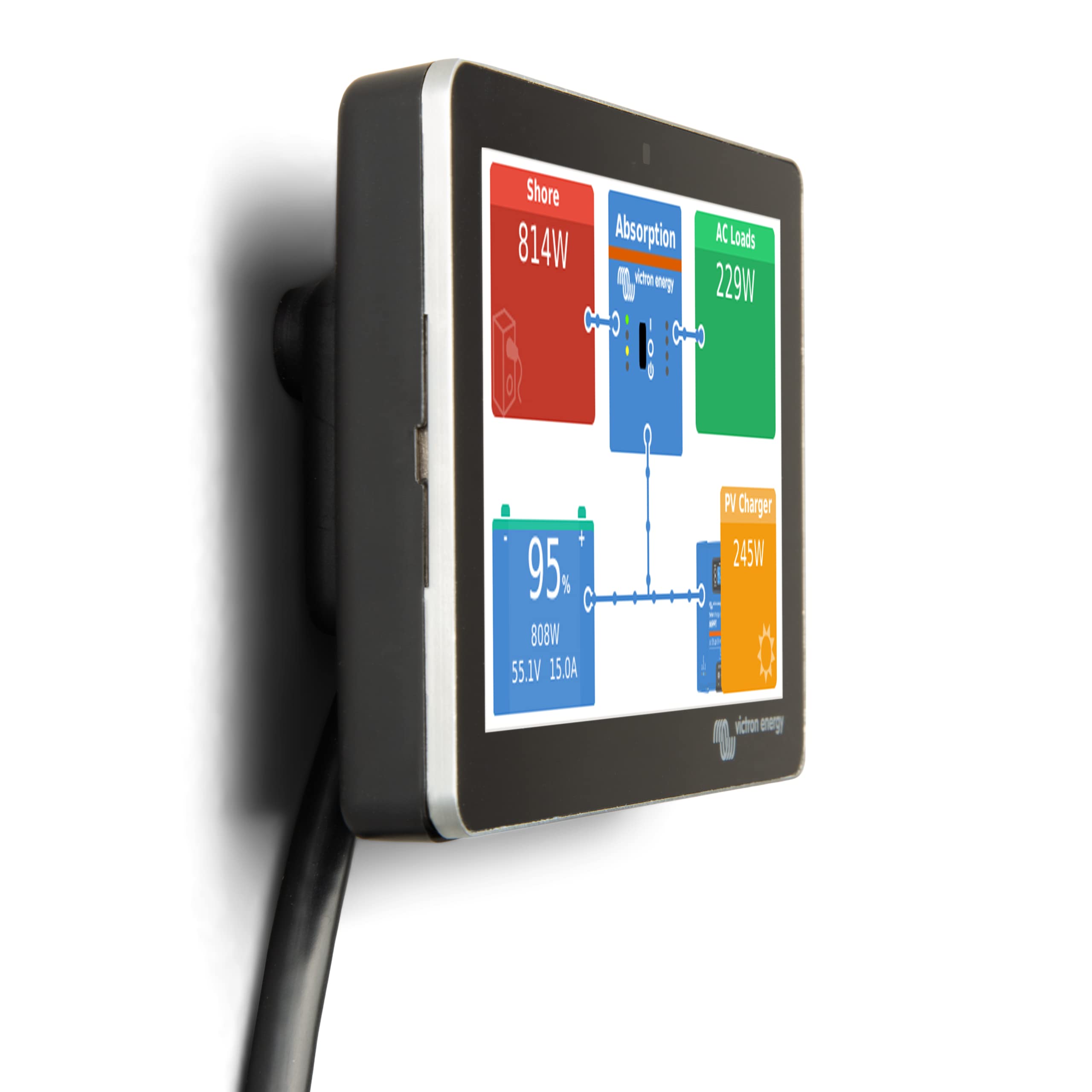 victron-energy-wall-mount-for-gx-touch-50-genuine-accessory-easy-mounting image 7