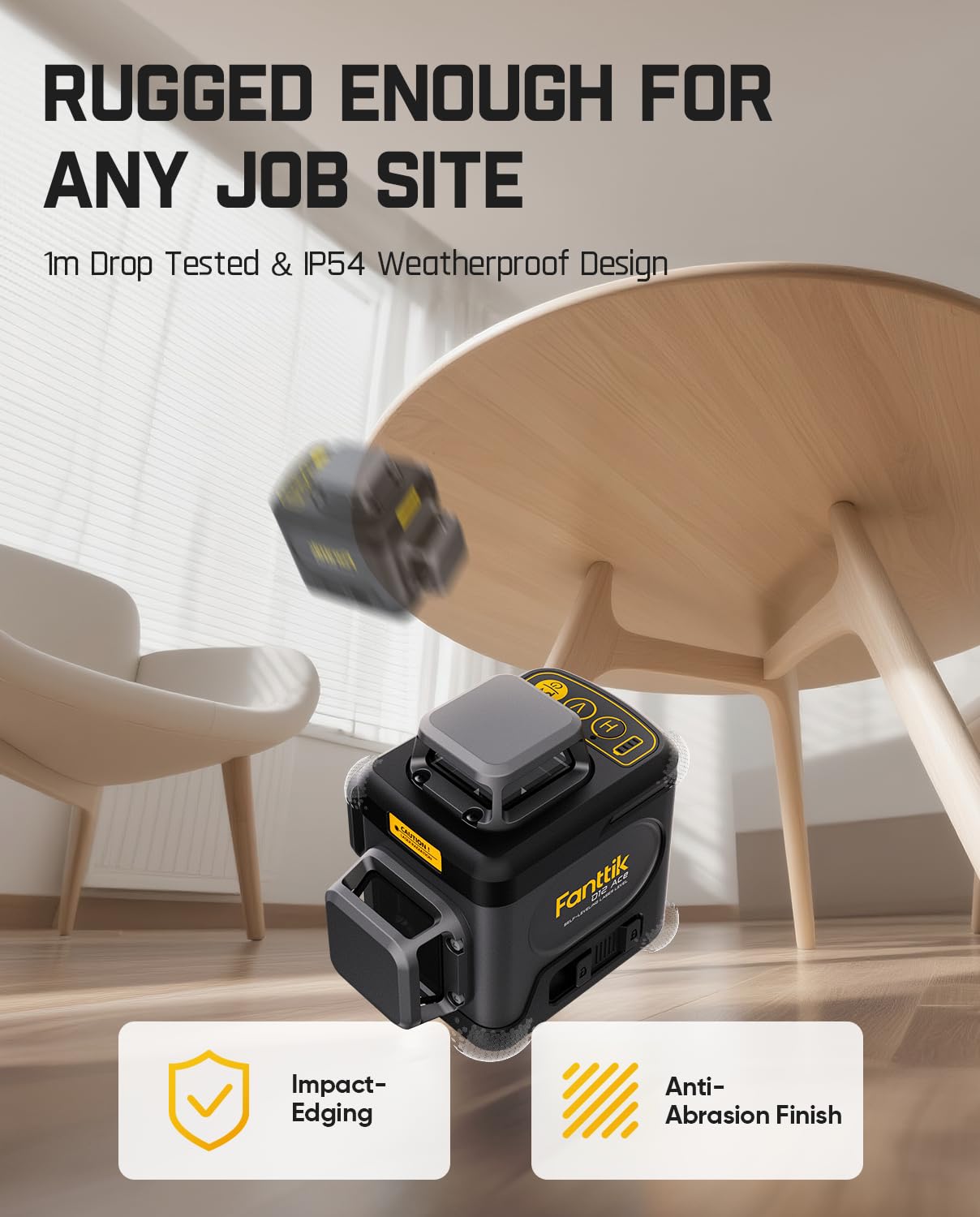 fanttik-d12-ace-laser-level-360-self-leveling-3x360-rechargeable-3d-green-cross- image 4