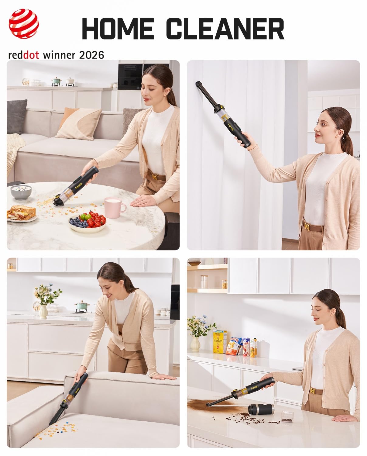 fanttik-slim-v10-lite-handheld-vacuum-cordless-0-98lb-lightweight-all-in-one-bas image 4
