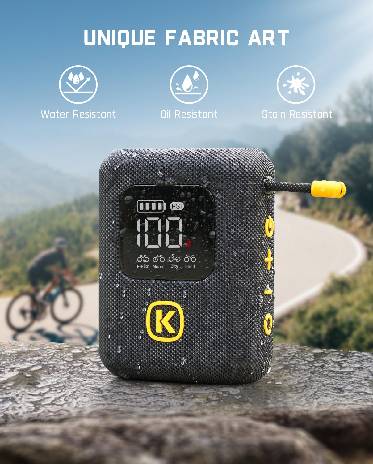 fanttik-x8-ace-bike-pump-150psi-portable-cordless-tire-inflator-with-auto-stop-p image 3