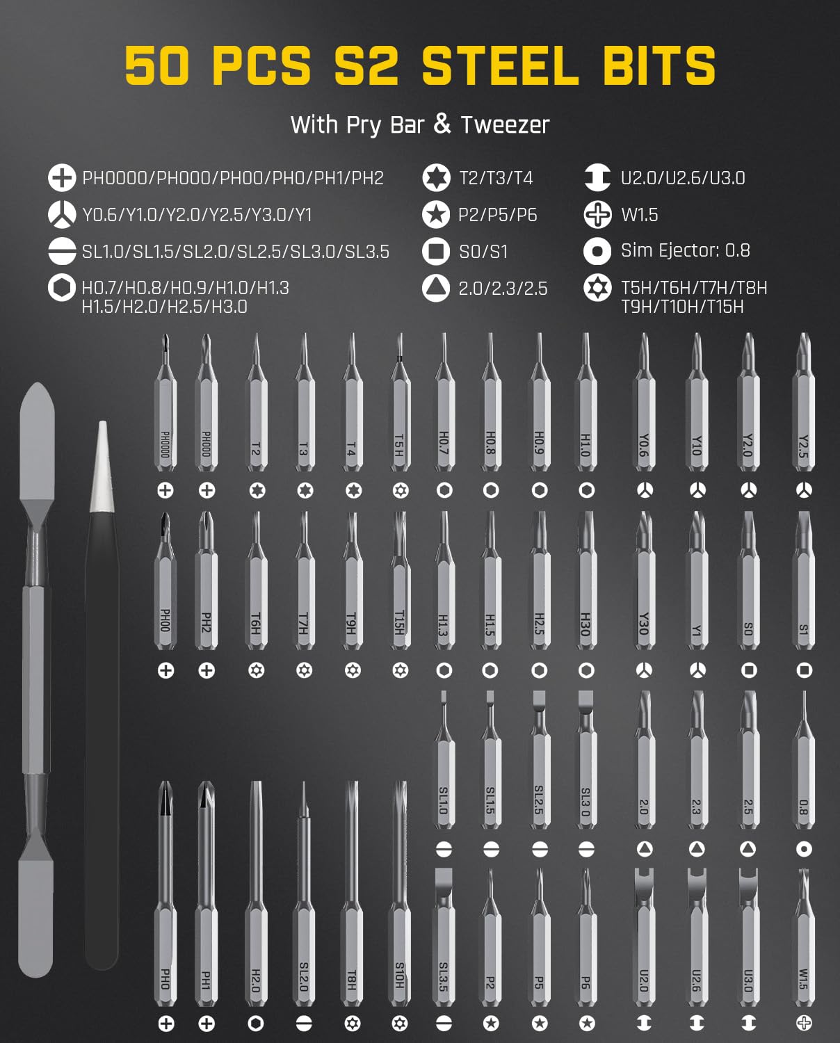 fanttik-e2-max-mini-electric-screwdriver-0-4n-m-torque-50-magnetic-bits-5-32-hex image 6