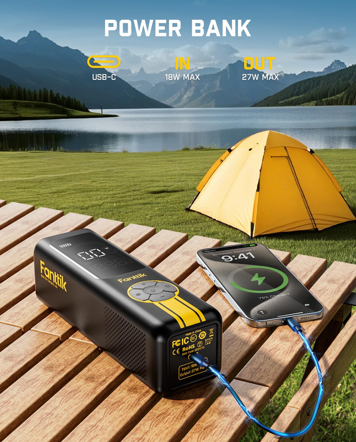 fanttik-x10-cross-tire-inflator-blower-2-in-1-cordless-portable-air-compressor image 8