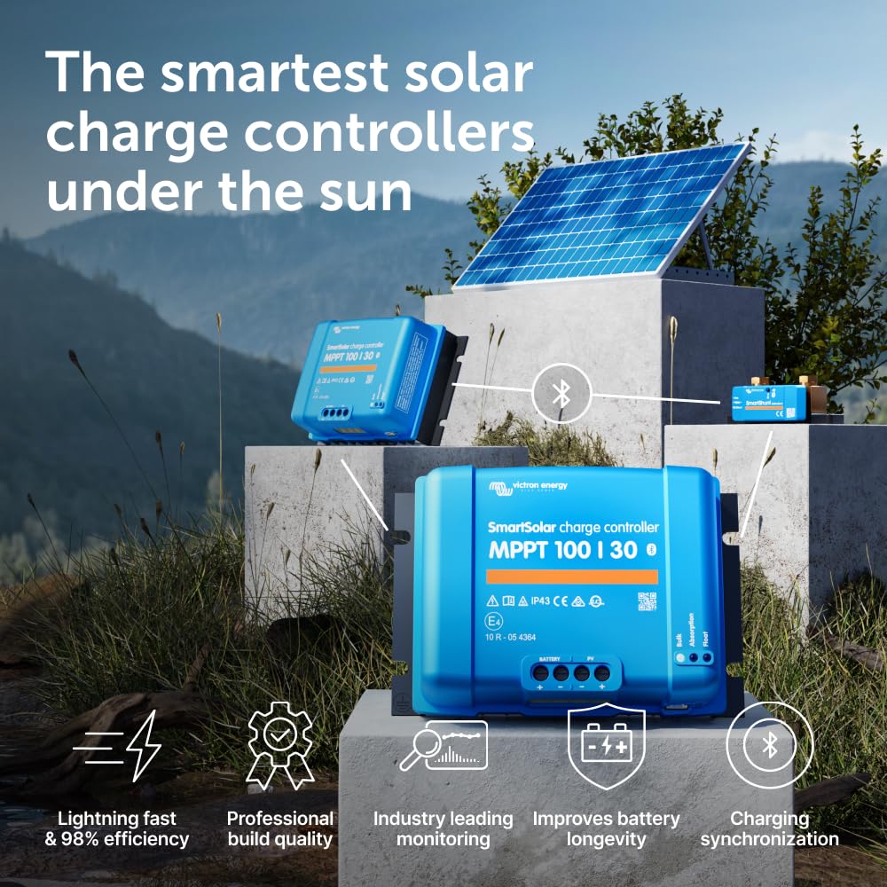 victron-energy-smartsolar-mppt-100-30-solar-charge-controller-100v-30a-12-24v-bl image 2