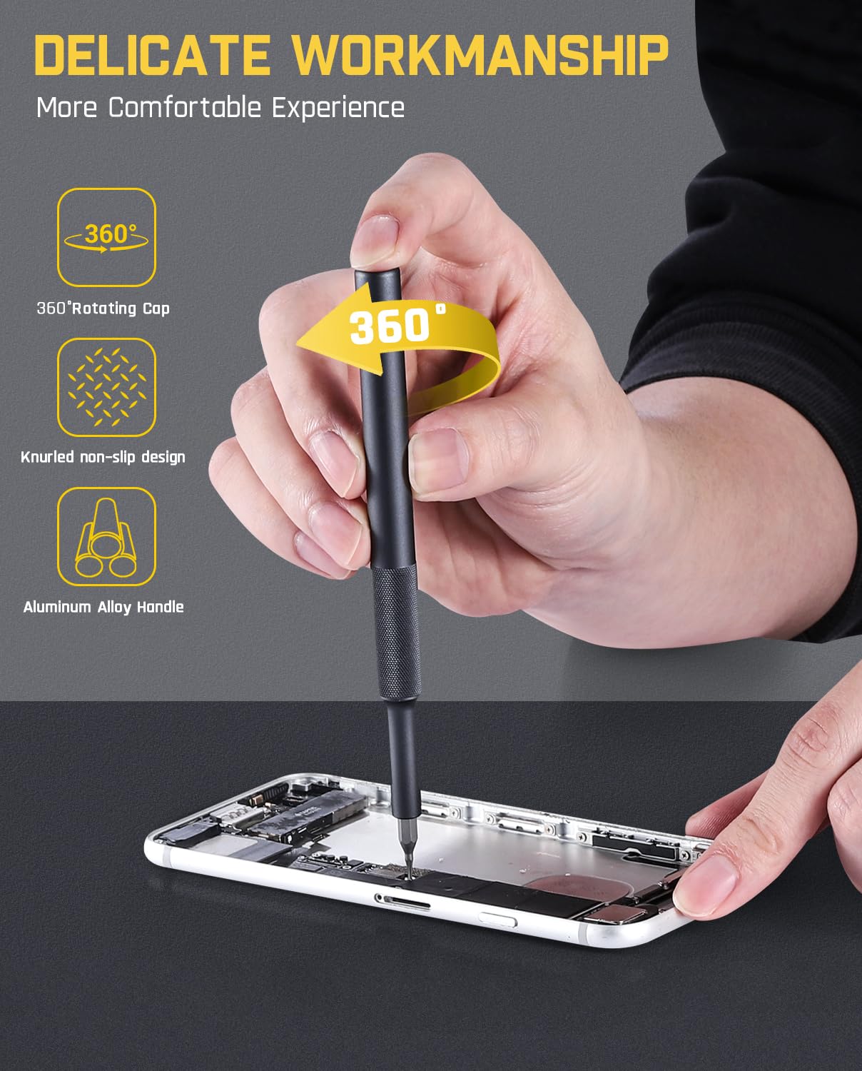 fanttik-x5-max-precision-screwdriver-set-fanttik-d2-laser-level image 2
