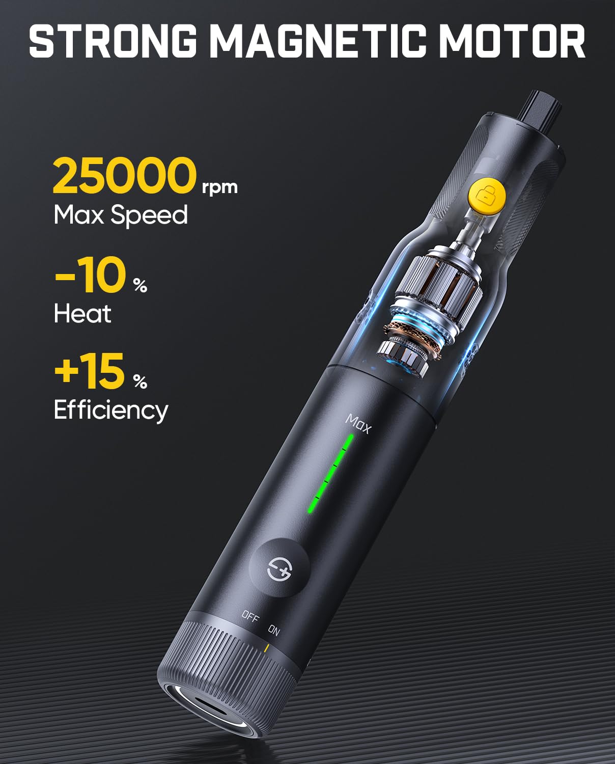 fanttik-f2-pro-kit-rotary-tool-25000-rpm-cordless-with-44-accessories-5-speeds-3 image 3