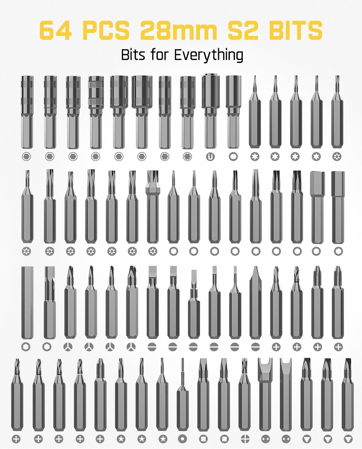 fanttik-e1-nex-workstation-electric-screwdriver-kit-with-64-magnetic-bits-12-fix image 6