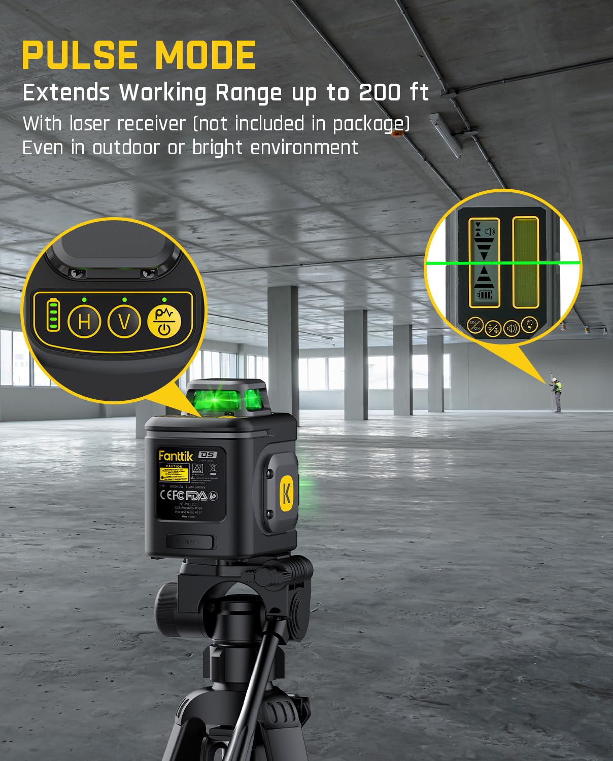 fanntik-d5-laser-level-360-self-leveling-green-cross-line-laser-with-100ft-range image 6