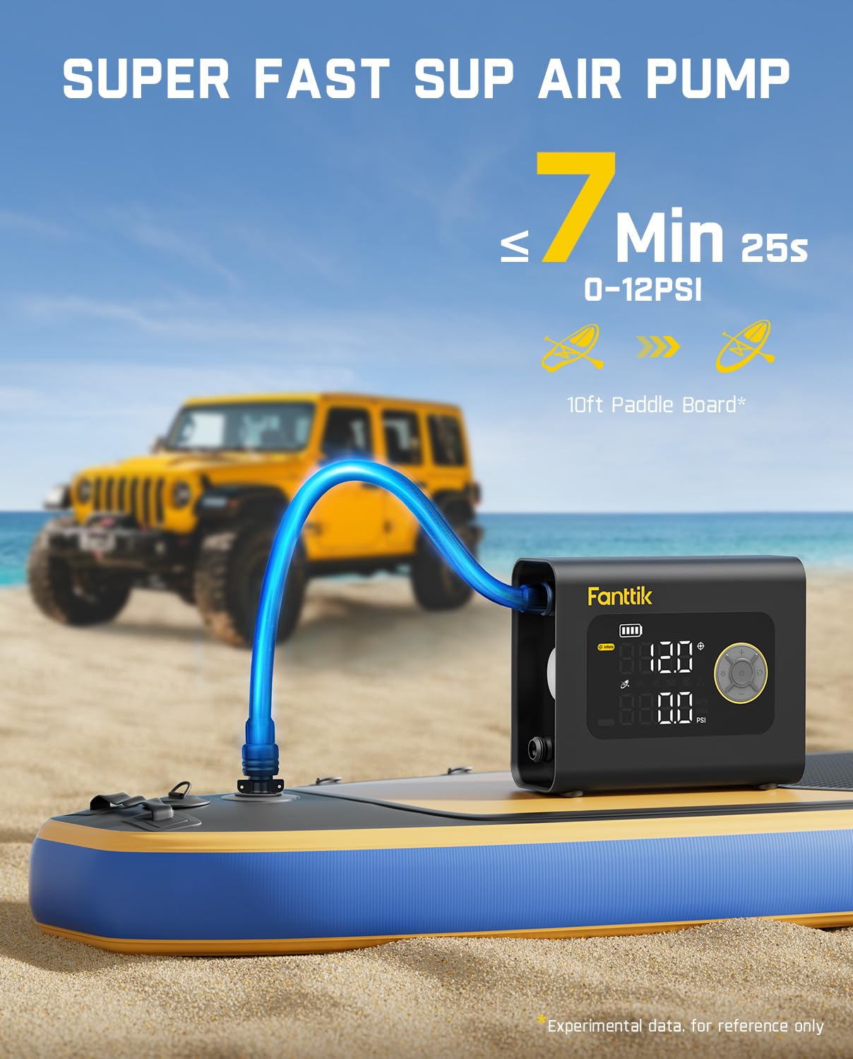 fanttik-x9-cross-4x-portable-tire-inflator-paddle-board-pump-75psi-auto-off-defl image 3