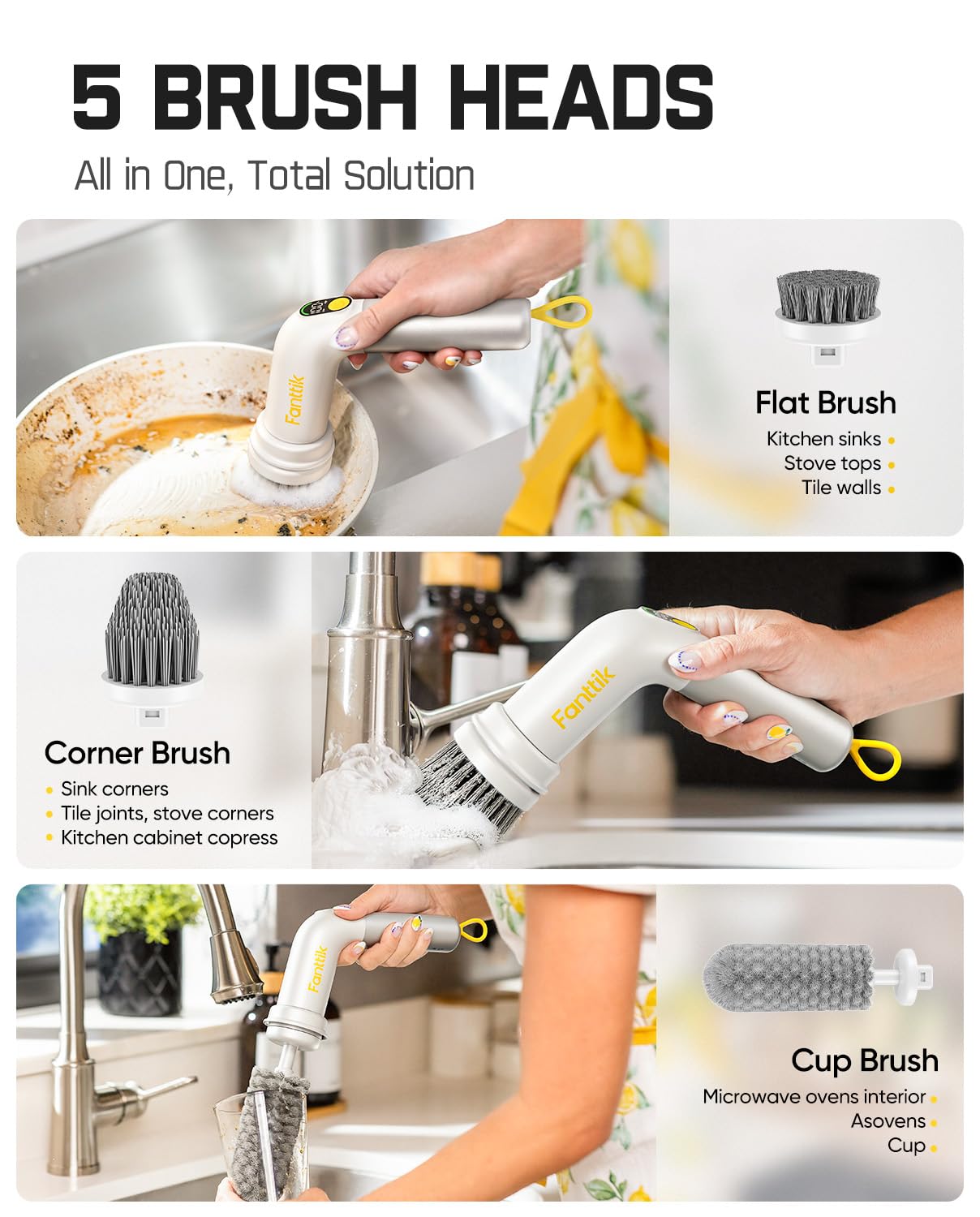 fanttik-g9-handy-cordless-electric-spin-scrubber-dual-speed-250-320-rpm-5-brush- image 3