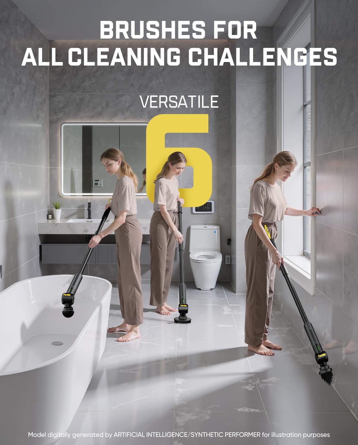 fanttik-flip-g9-pro-electric-scrubber-voltipulse-motor-dual-speed-6-brush-heads- image 5