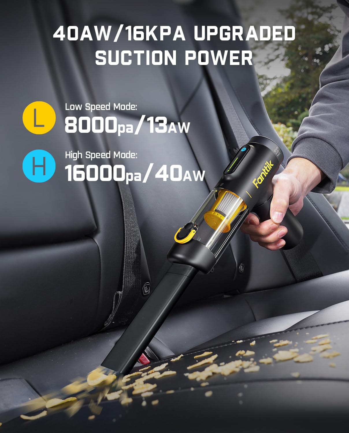 fanttik-slim-v10-mix-cordless-car-vacuum-4-in-1-handheld-air-duster-16kpa-suctio image 4