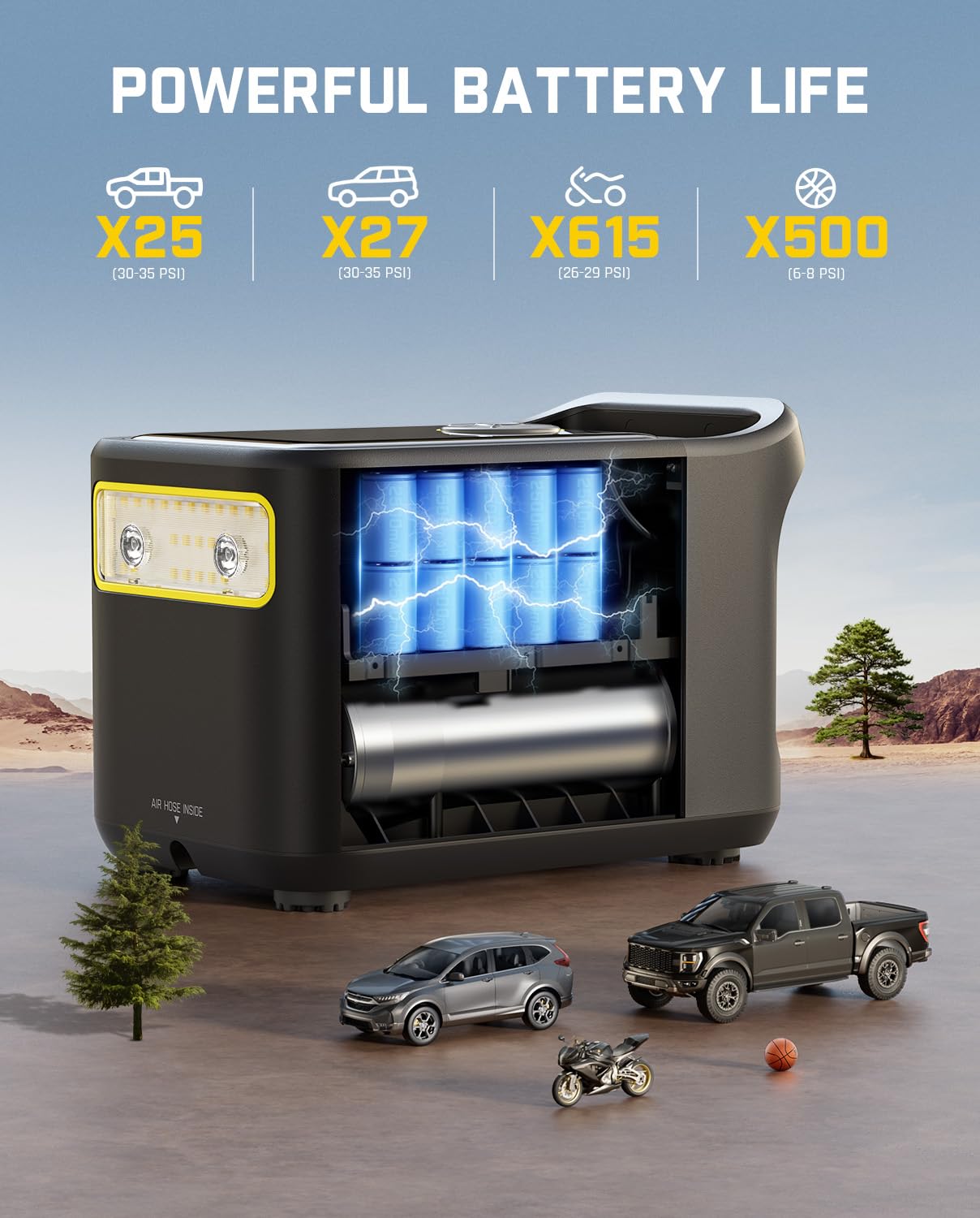 fanttik-x9-ultra-portable-tire-inflator-for-pickup-truck-rv-3-in-1-air-pump-powe image 6