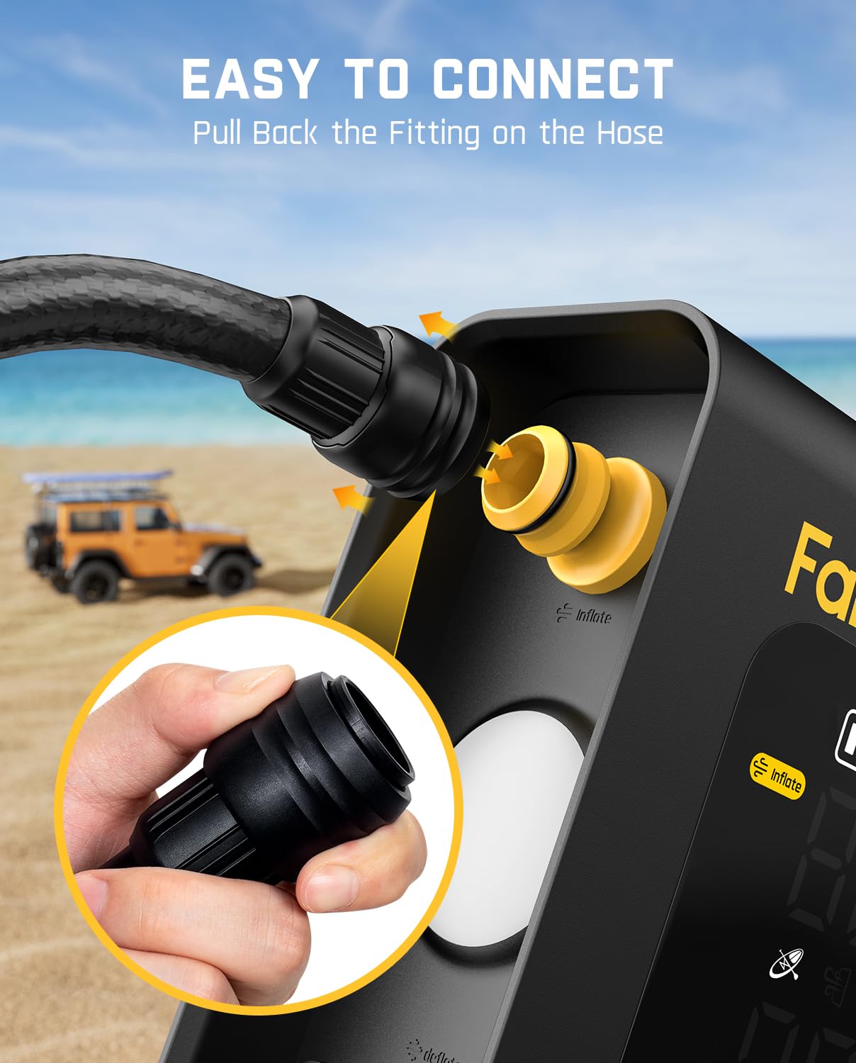 fanttik-x9-cross-4x-portable-tire-inflator-paddle-board-pump-75psi-auto-off-defl image 7