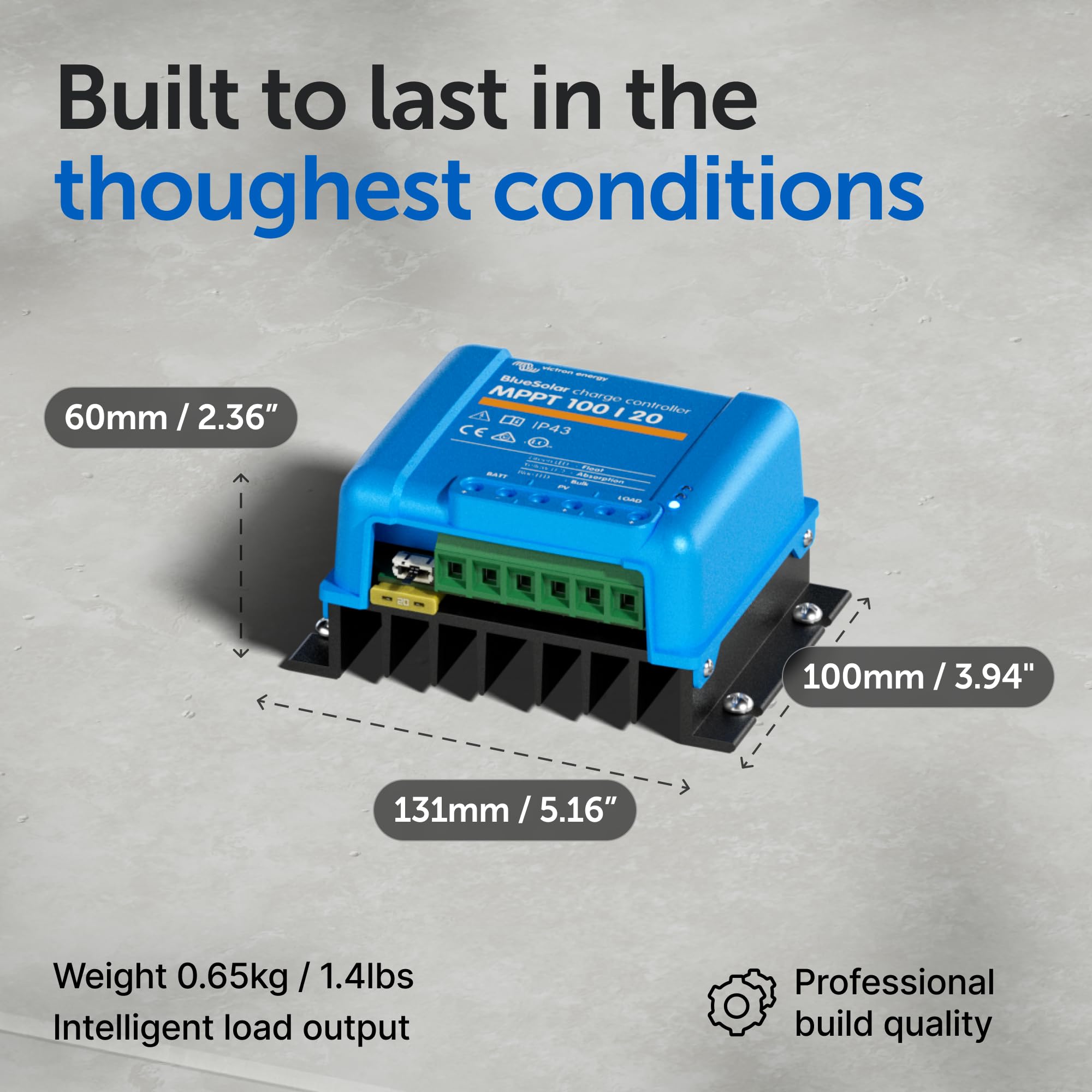 victron-energy-bluesolar-mppt-solar-charge-controller-100v-20a-48v image 3
