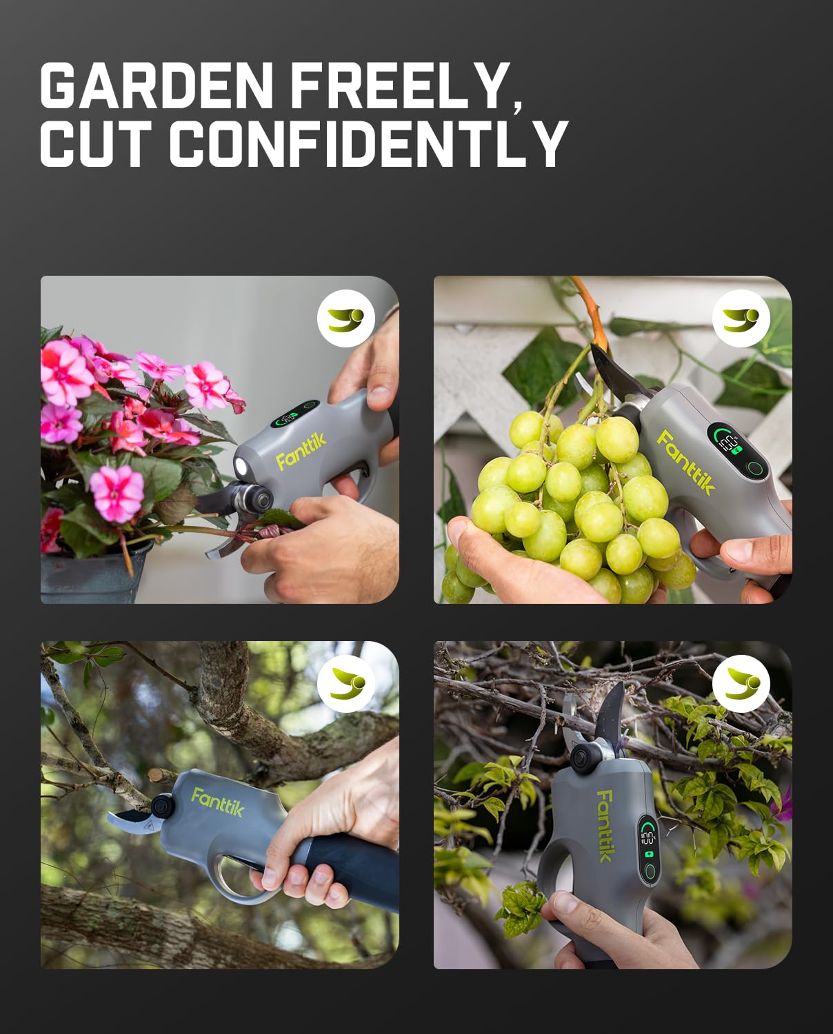 fanttik-y10-pro-cordless-electric-pruning-shears-with-brushless-motor-led-displa image 3