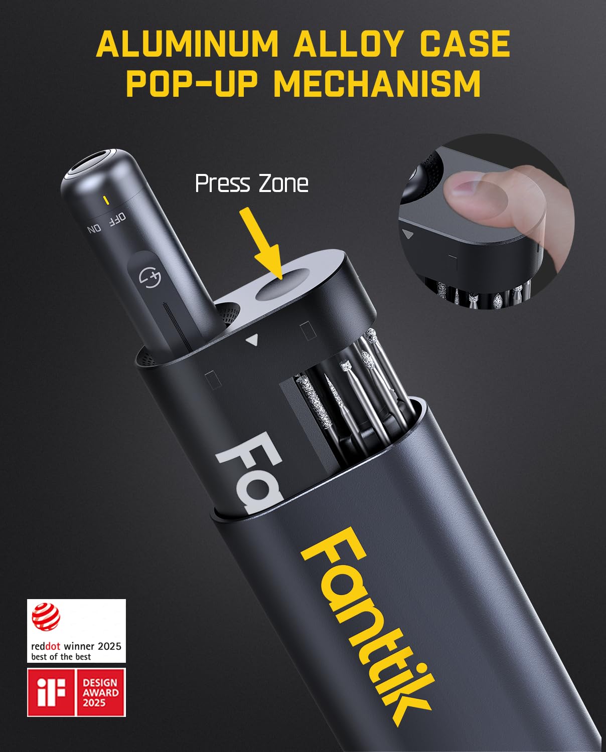 fanttik-f2-master-mini-cordless-rotary-tool-kit-4v-with-35-accessories-engraving image 6