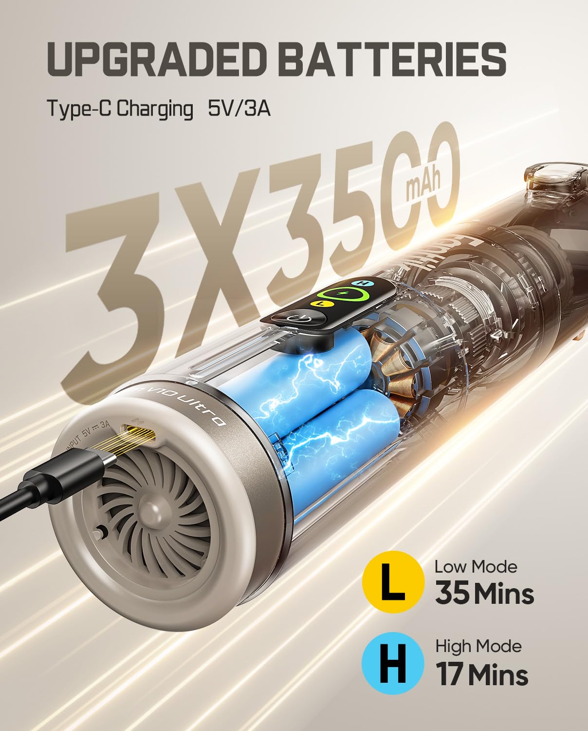 fanttik-slim-v10-ultra-cordless-car-vacuum-4-in-1-19kpa image 3