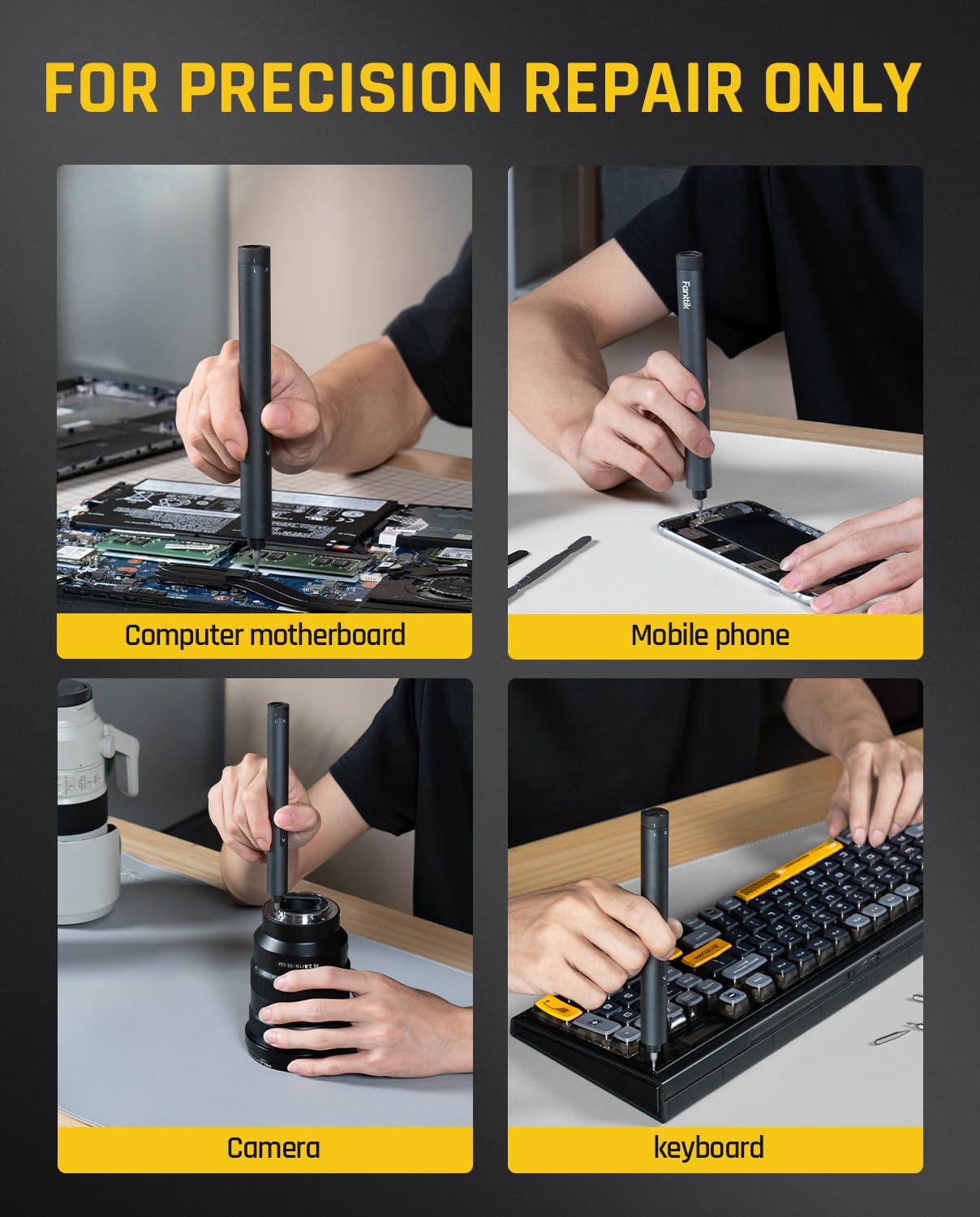fanttik-e1-ultra-mini-electric-screwdriver-50-in-1-precision-set-with-revostor-m image 5