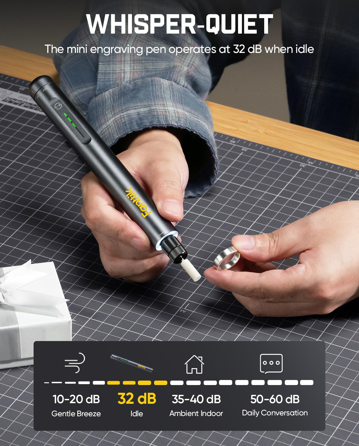 fanttik-f2-master-kit-mini-cordless-rotary-tool-with-28-accessories-and-case image 7