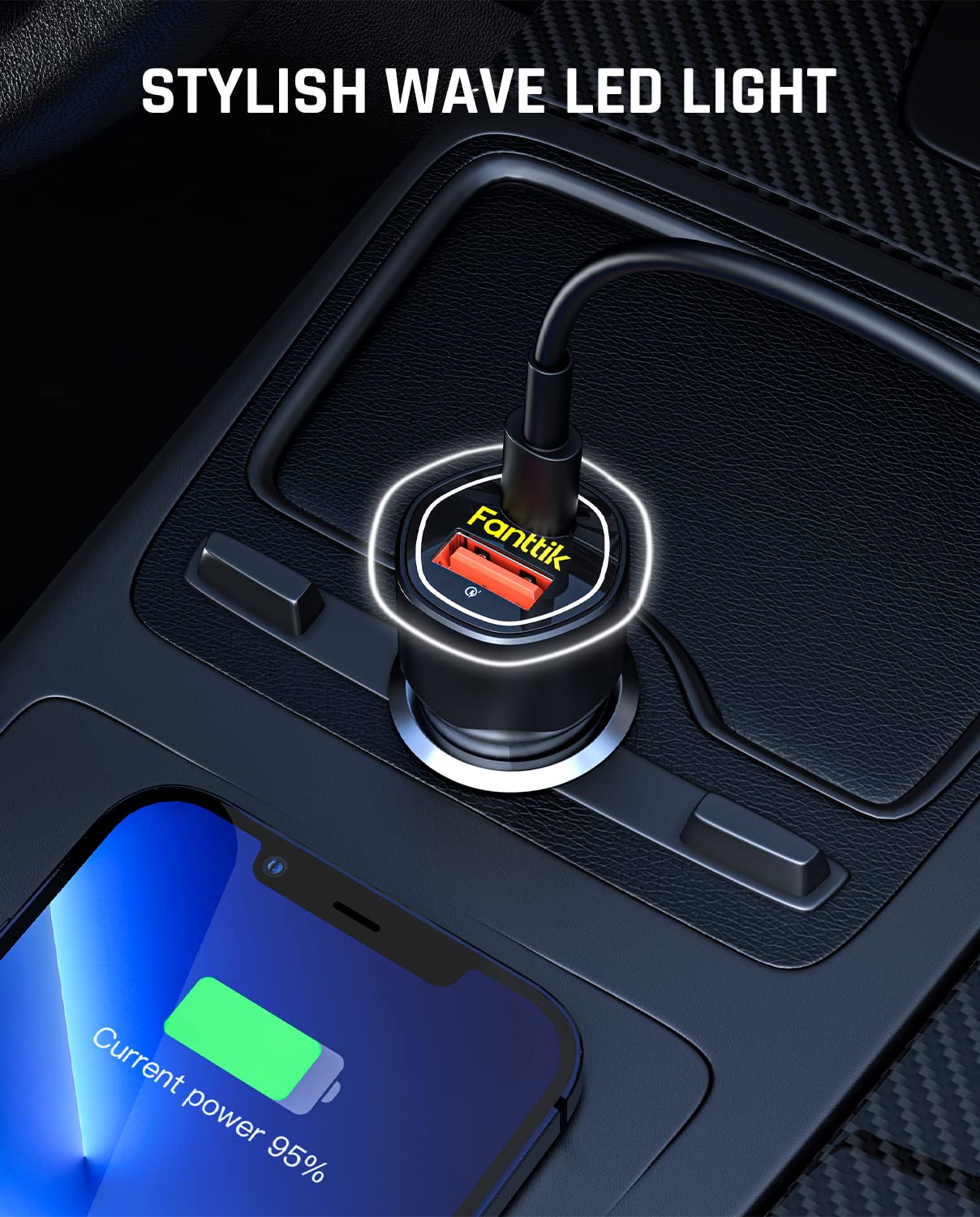 fanttik-usb-c-car-charger-38w-dual-port-with-pd3-0-qc3-0-fast-charging-for-iphon image 7