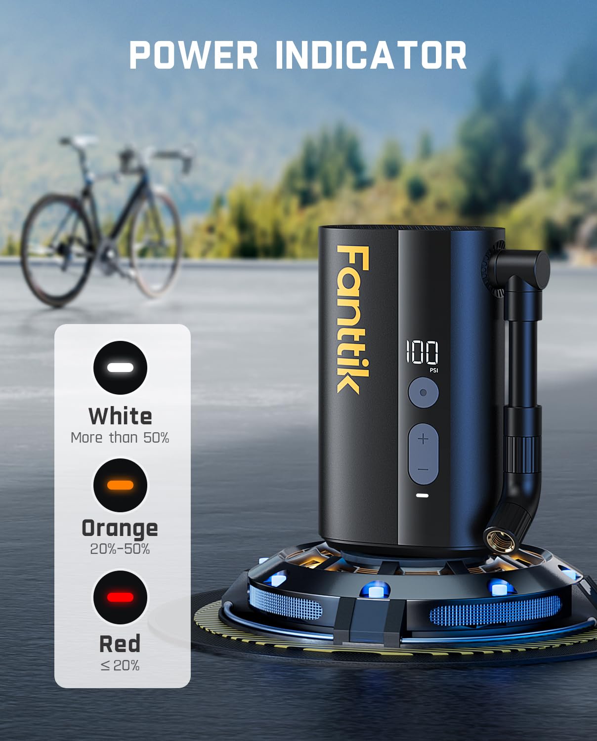 fanttik-x9-ace-mini-bike-pump-150psi-electric-air-pump-with-presta-and-schrader- image 7