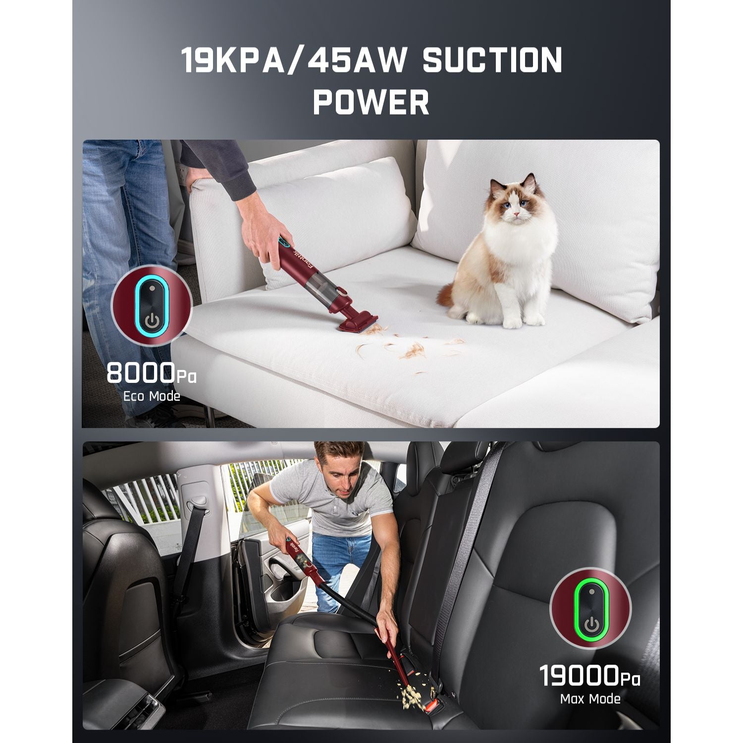 fanttik-slim-v8-apex-car-vacuum-robustclean-red image 8