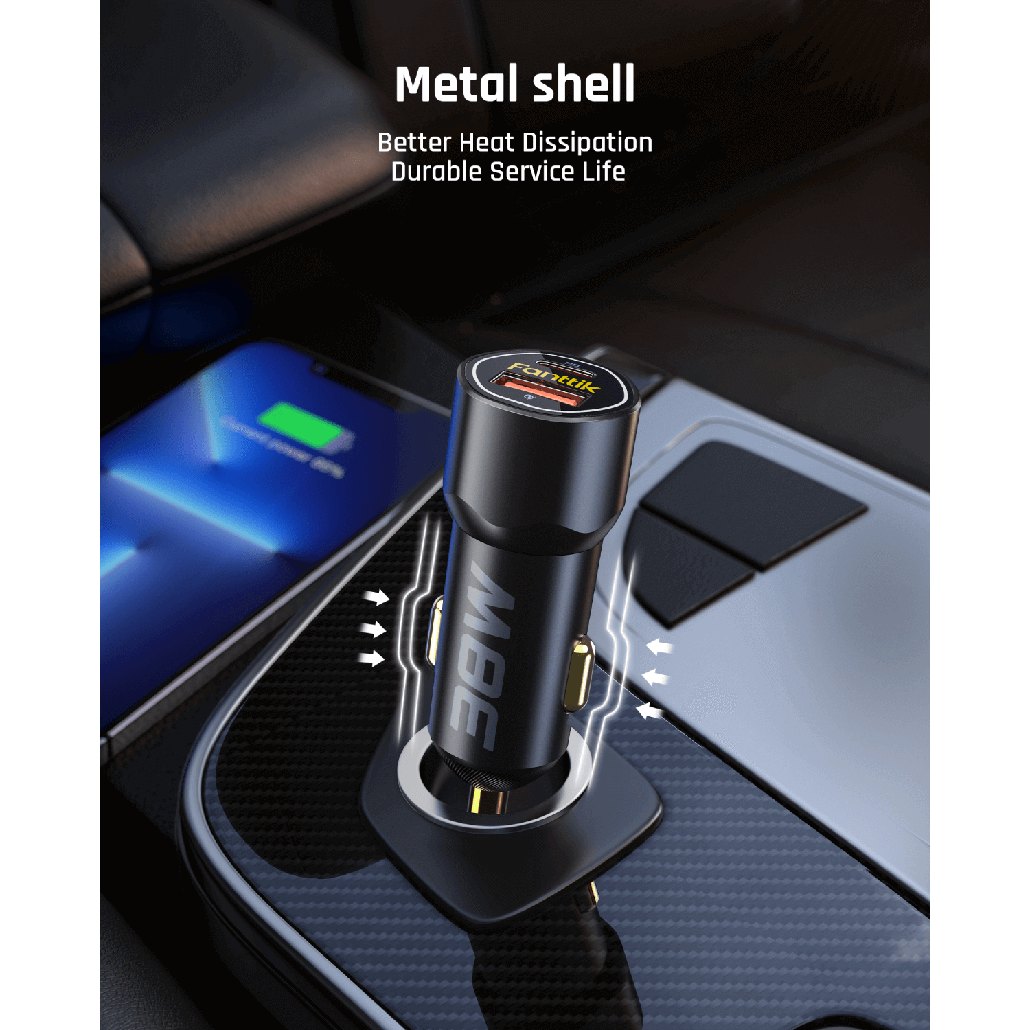 fanttik-38w-usb-c-car-charger image 8