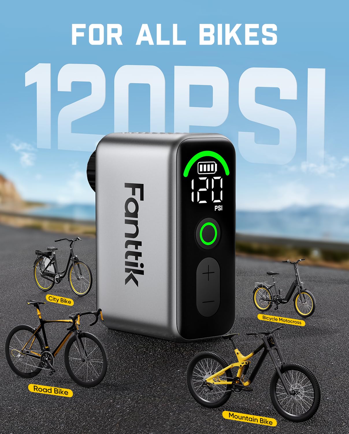 fanttik-x10-ace-tiny-mini-electric-bike-pump-120-psi-compact-0-29-lbs-presta-sch image 7