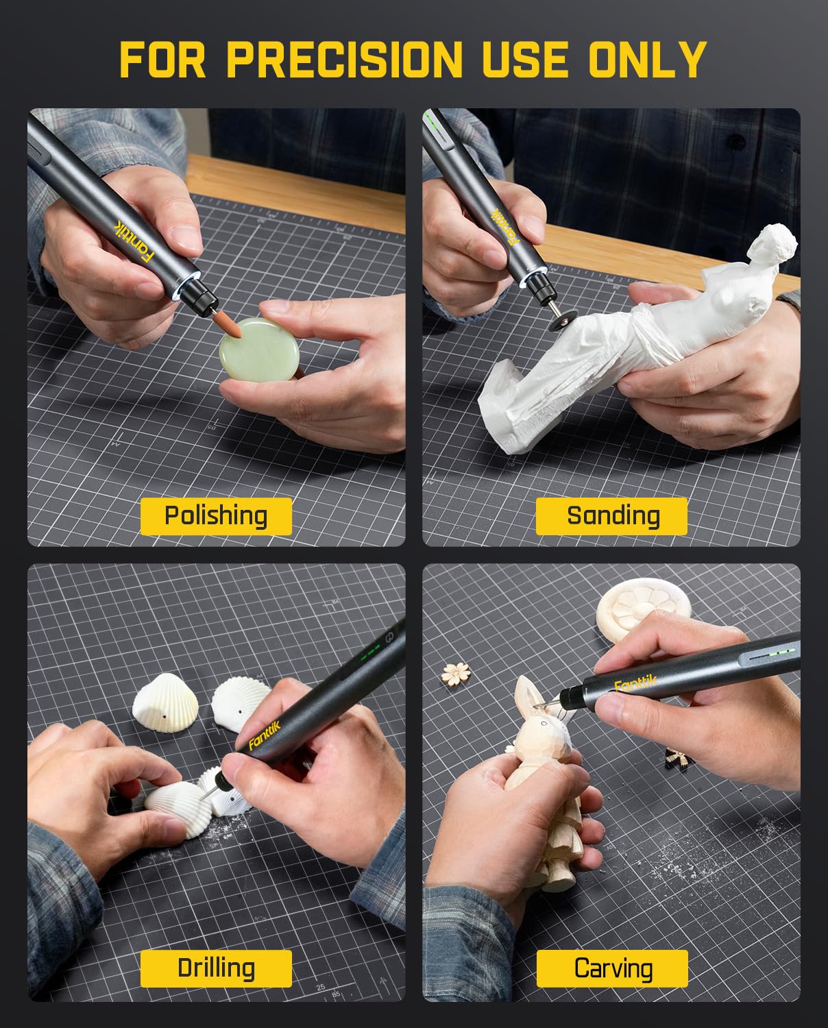 fanttik-f2-master-mini-cordless-rotary-tool-kit-4v-with-35-accessories-engraving image 7